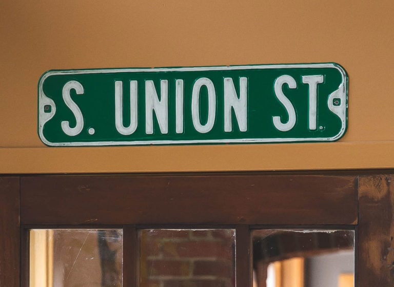South Union Street Sign