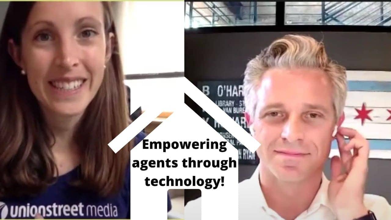 Kevin Van Eck & Rachel Allard on a Zoom Call Chatting About Empowering Agents Through Technology