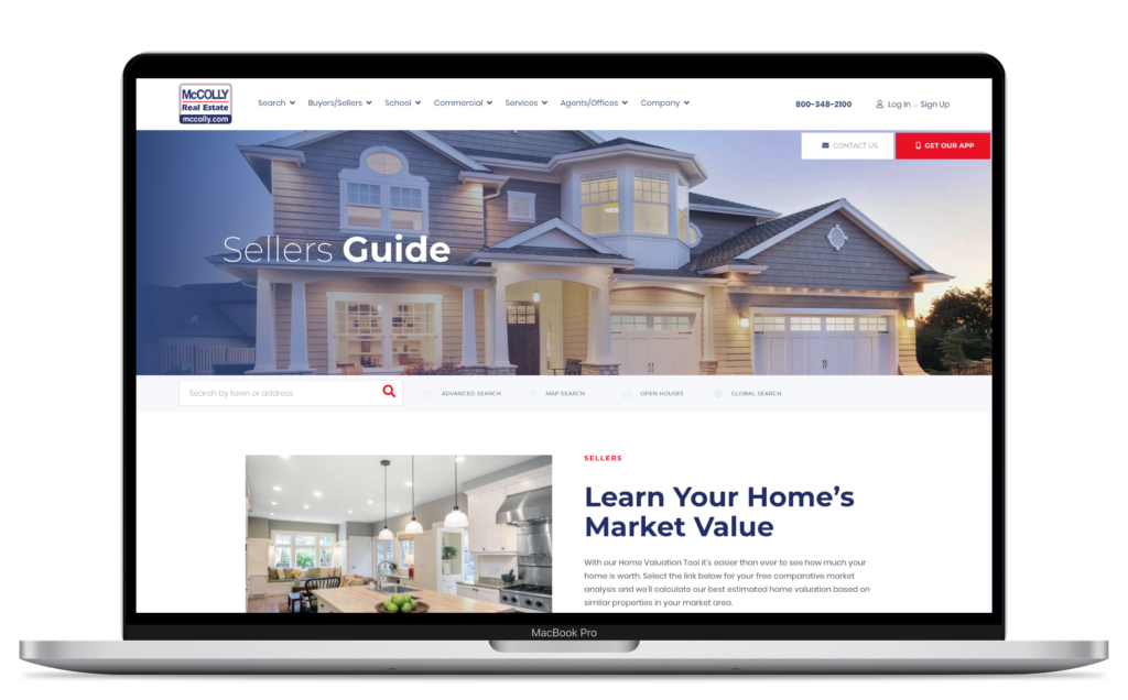 REAL Trends Award Winning Website for McColly Real Estate