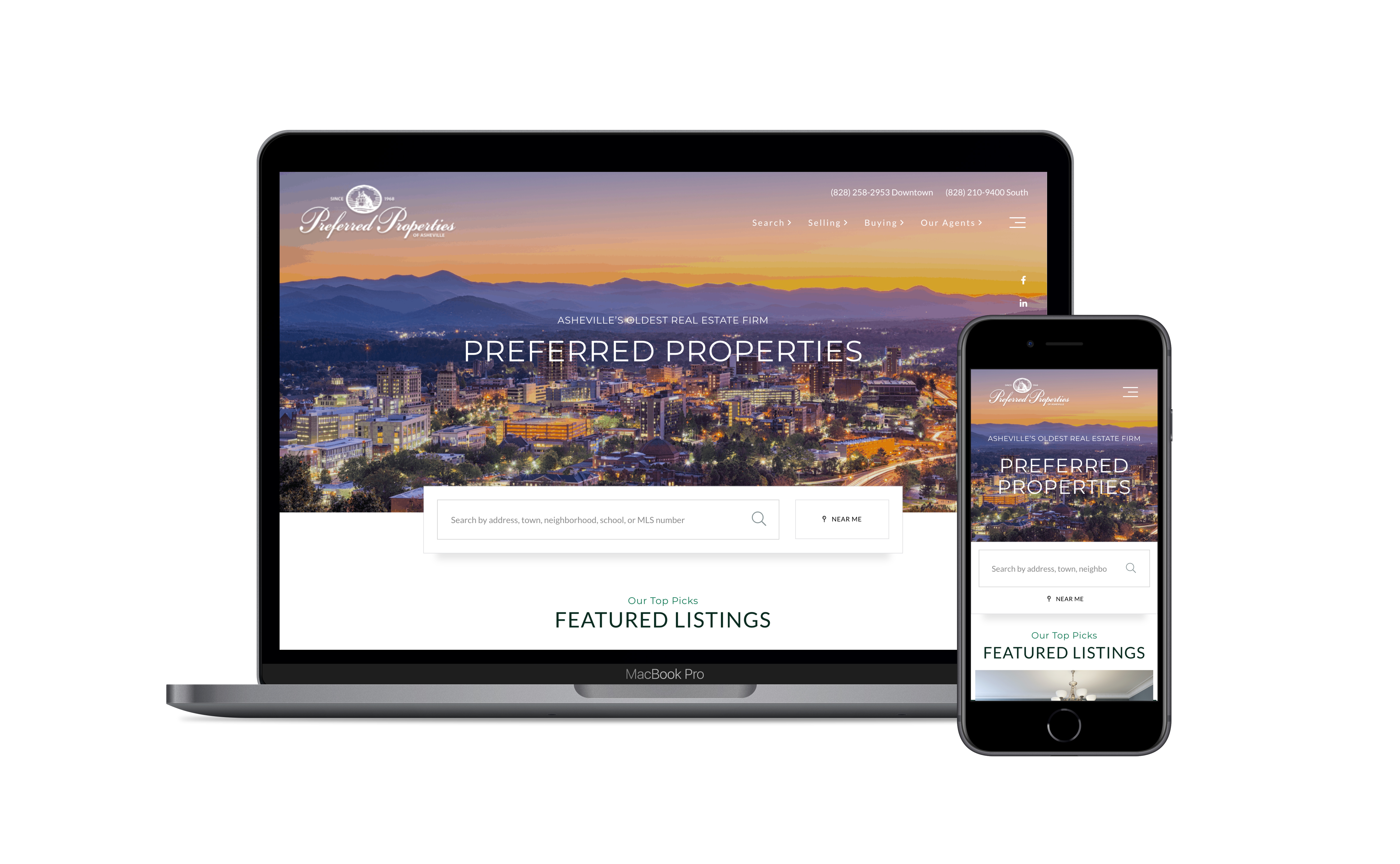 preferred properties website homepage