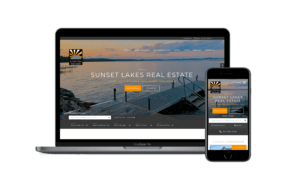 sunset lakes real estate website launch 