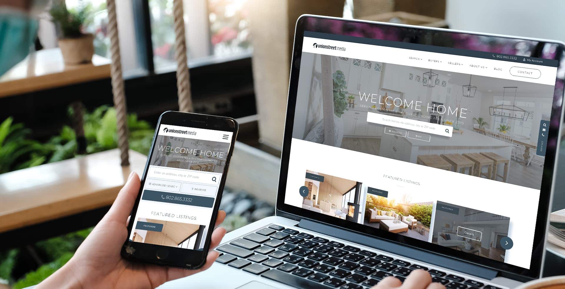 Choose from pre-built real estate website designs with our Turnkey layouts