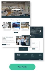 nordic fast track real estate website template