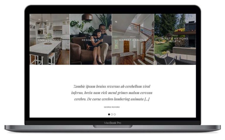 stratton real estate website template