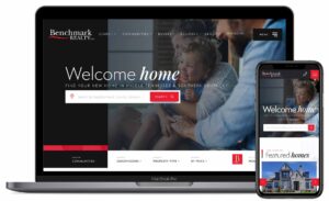 benchmark realty llc real estate website by union street media
