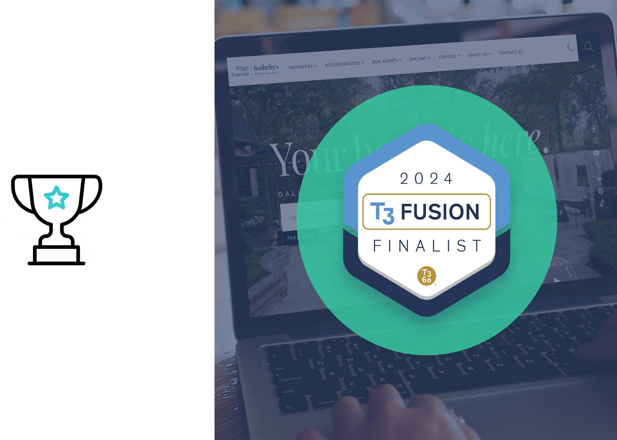 union street media wins the most awards from the t3 fusion website rankings by t3 sixty