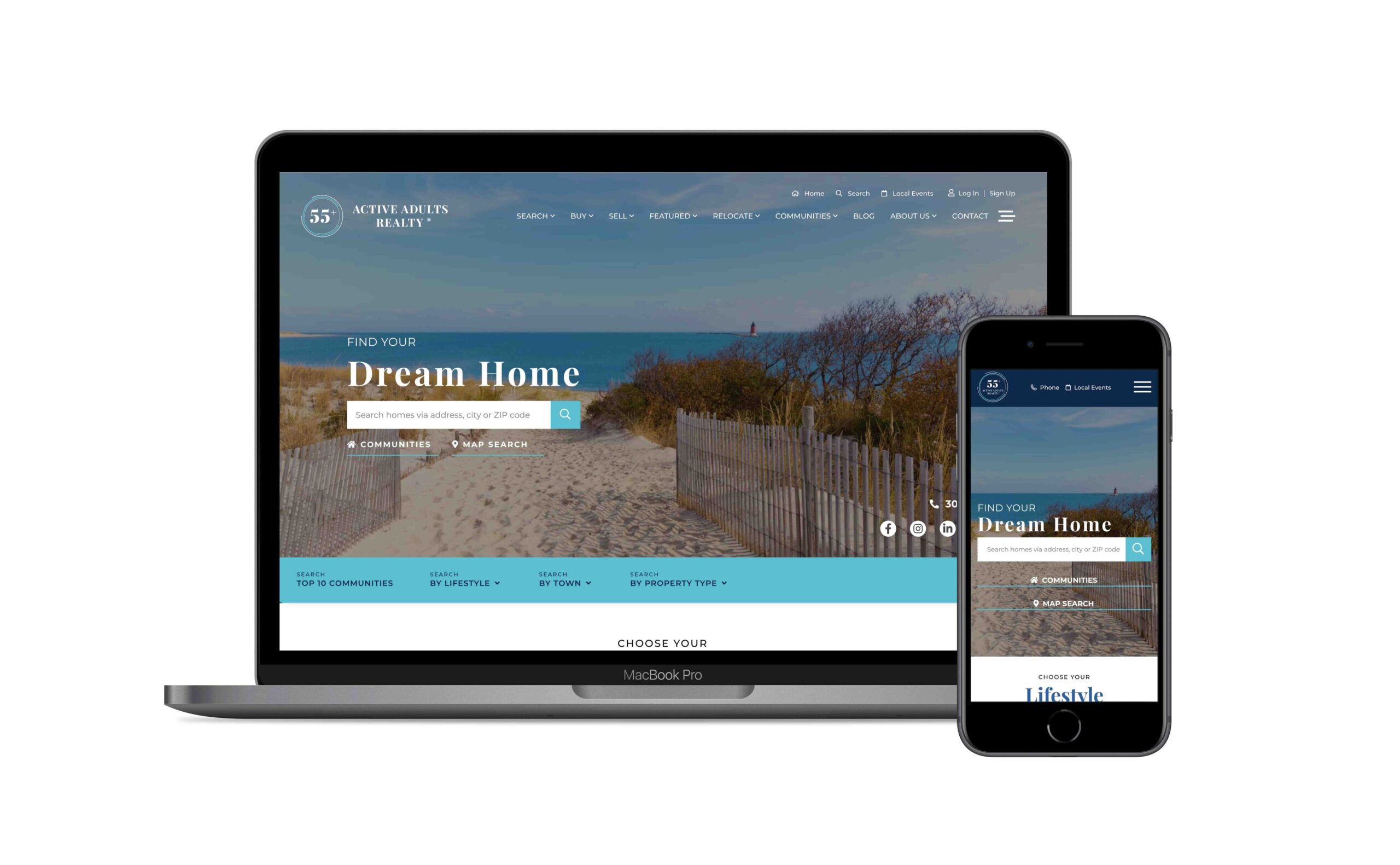 Active Adults Realty® website