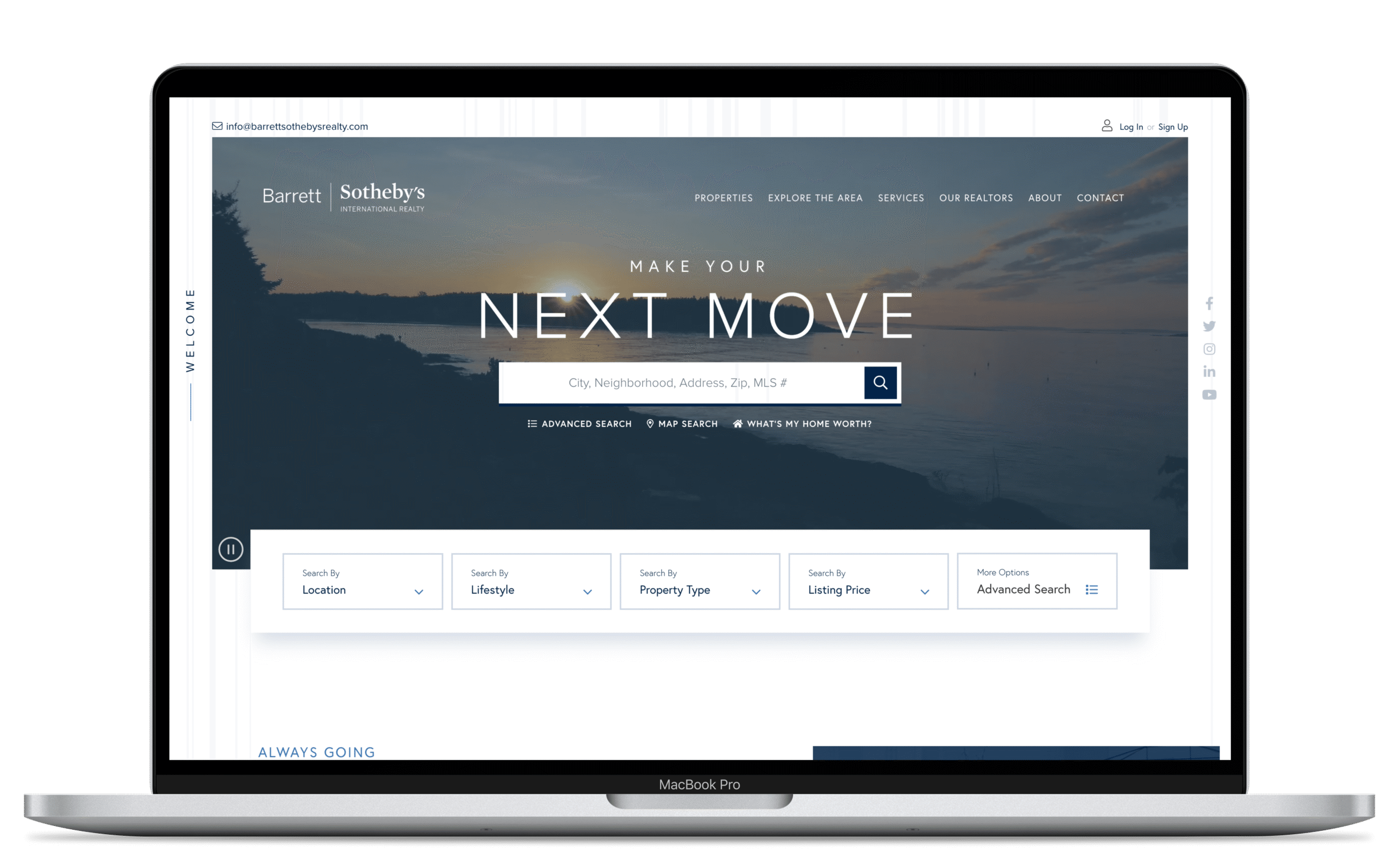 barrett sotheby's international realty 2022 realtrends website rankings award winner