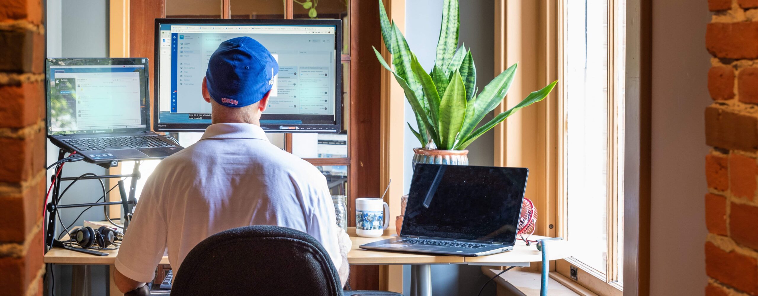 francis, engineering manager working at desk