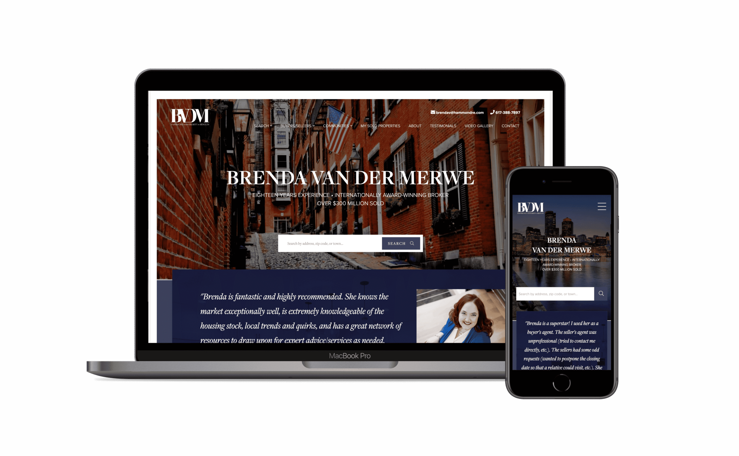 Brenda van der Merwe hammond real estate new real estate website homepage