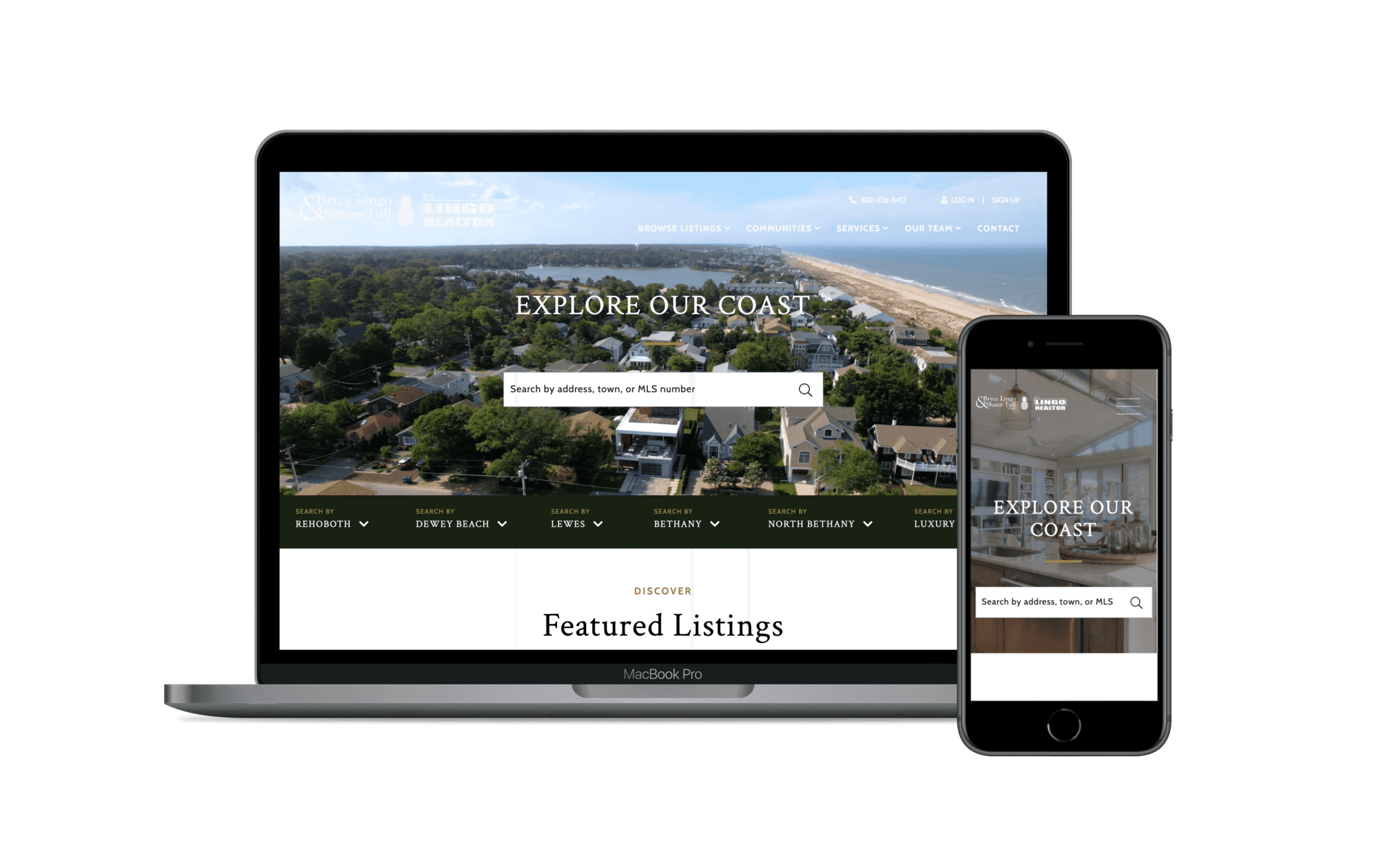 Bryce Lingo & Shaun Tull Team real estate website