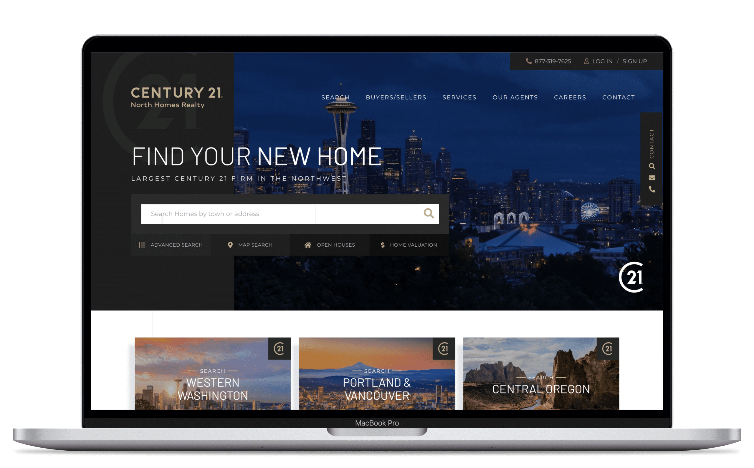 REAL Trends Award Winning Website for century 21 north homes