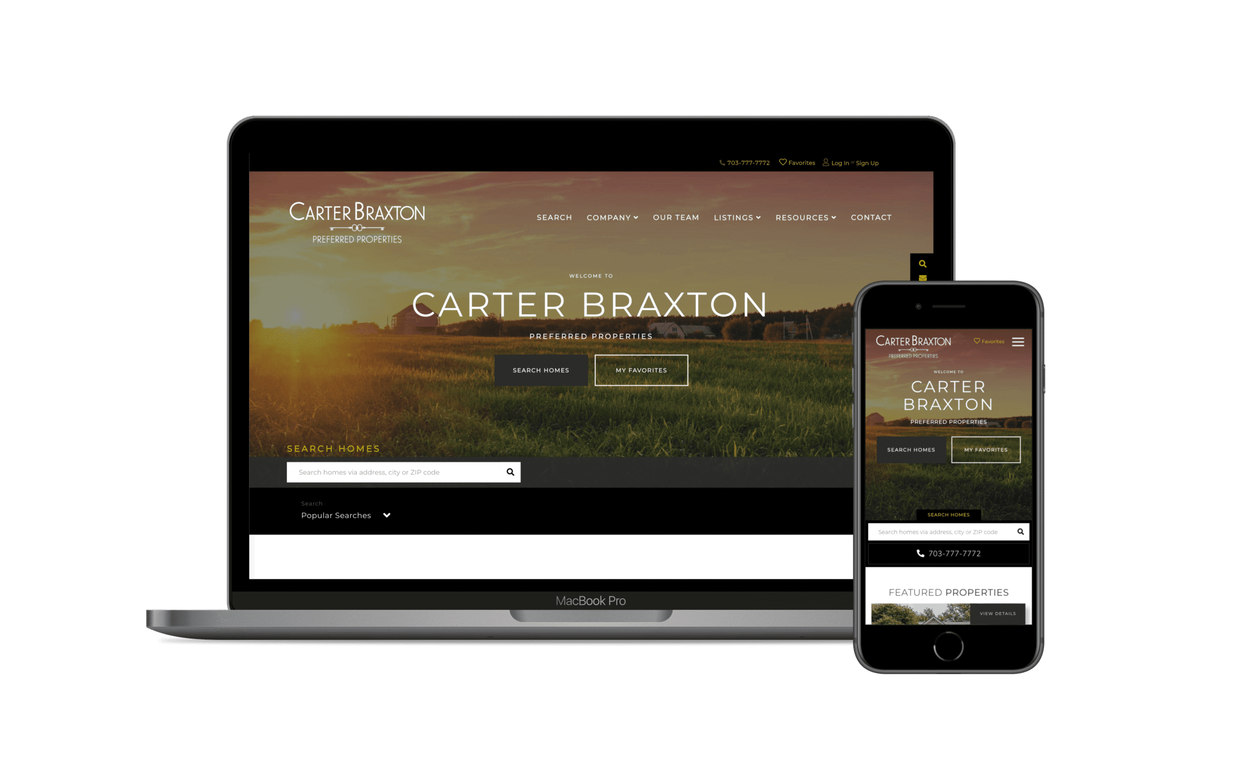 carter braxton preferred properties real estate website