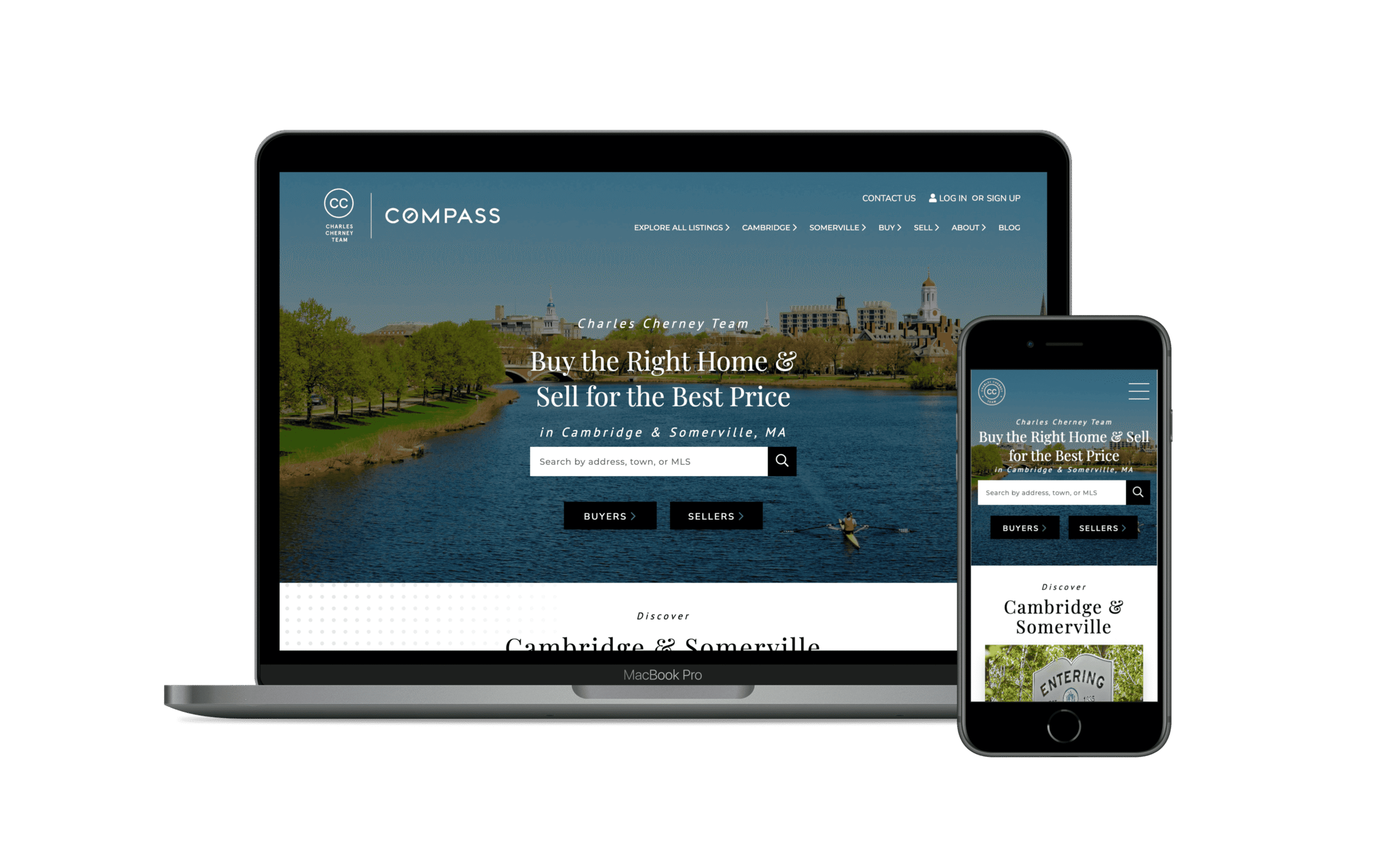 charles cherney compass real estate website
