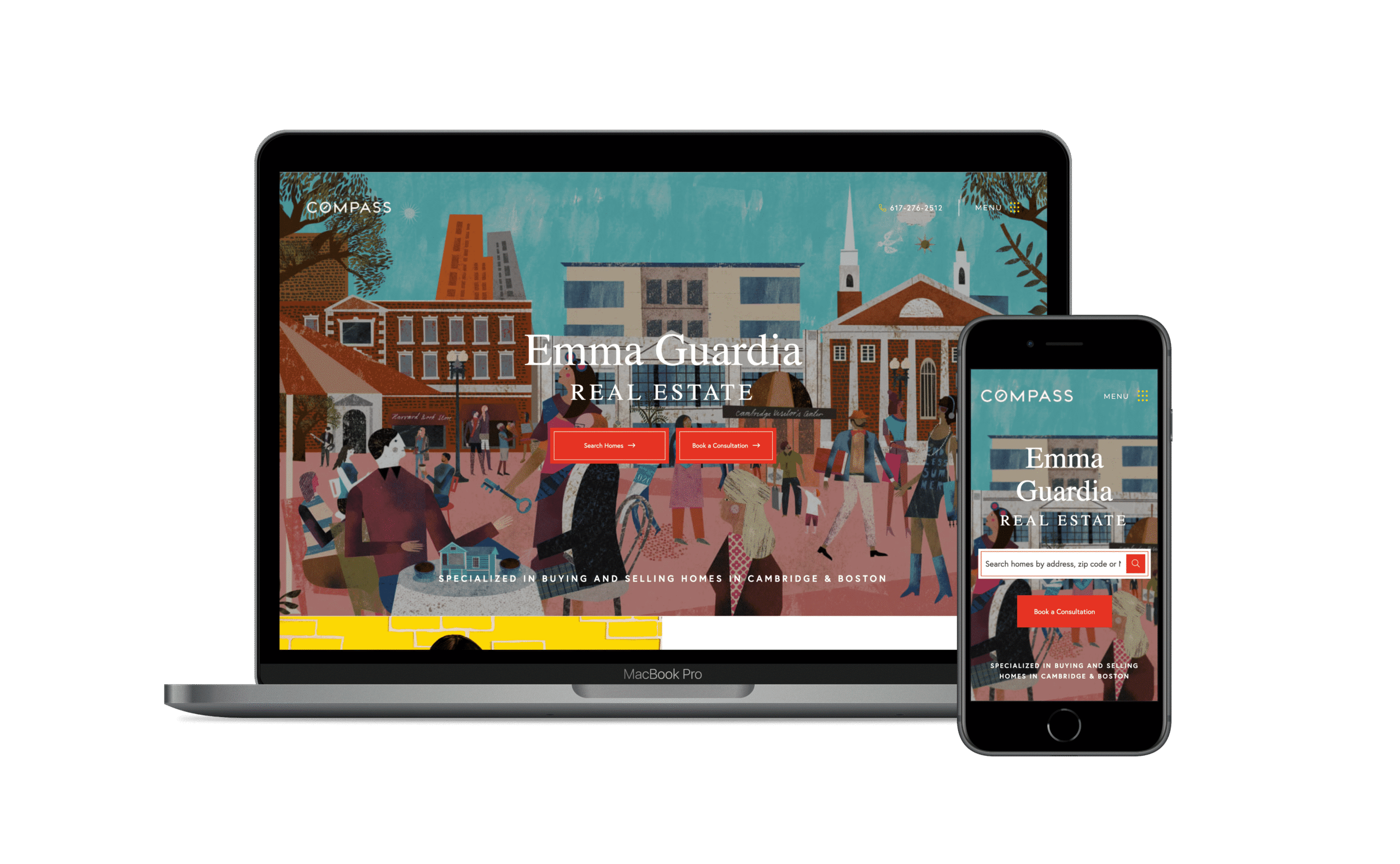 rambaud & guardia real compass real estate website