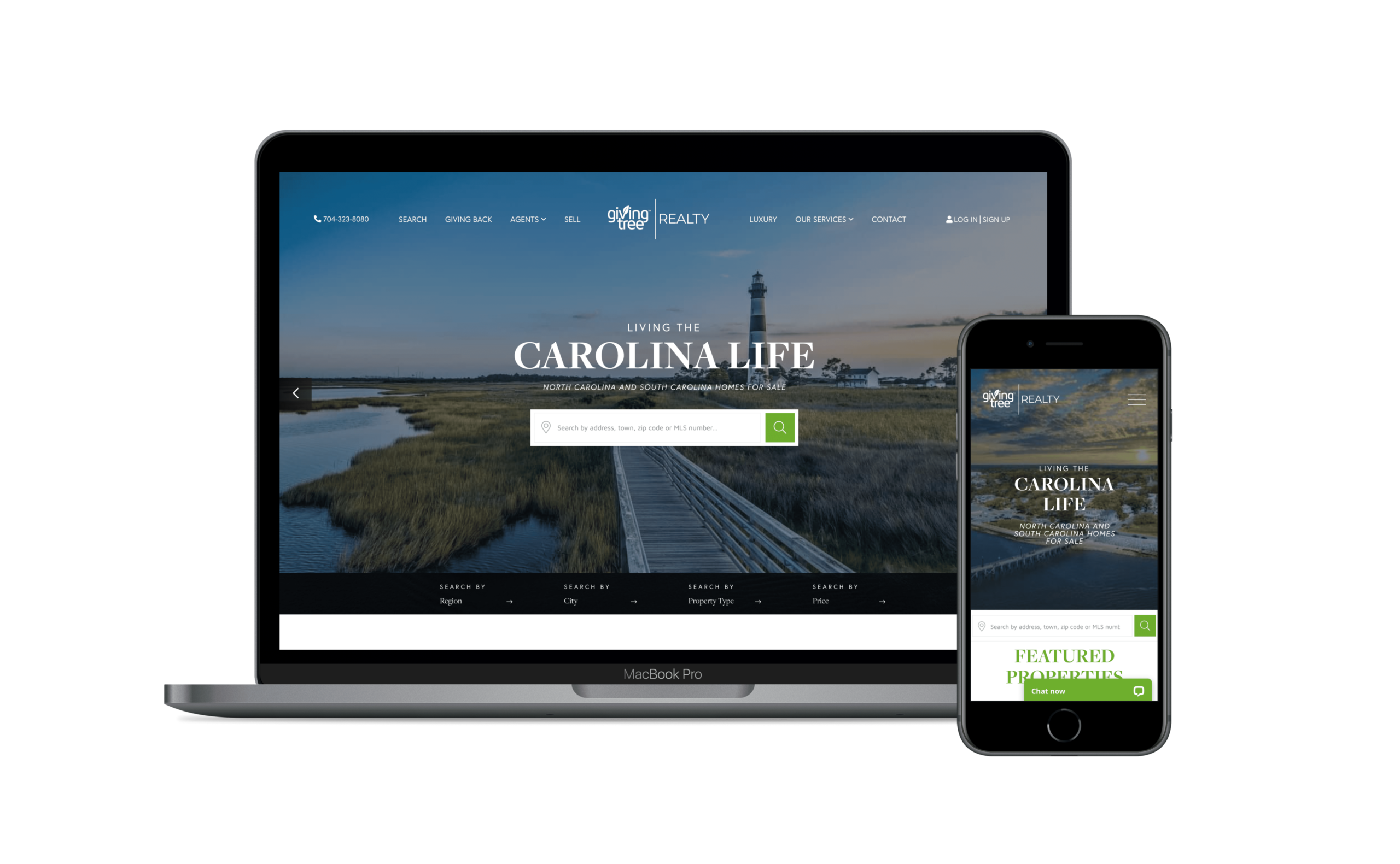 giving tree realty website 