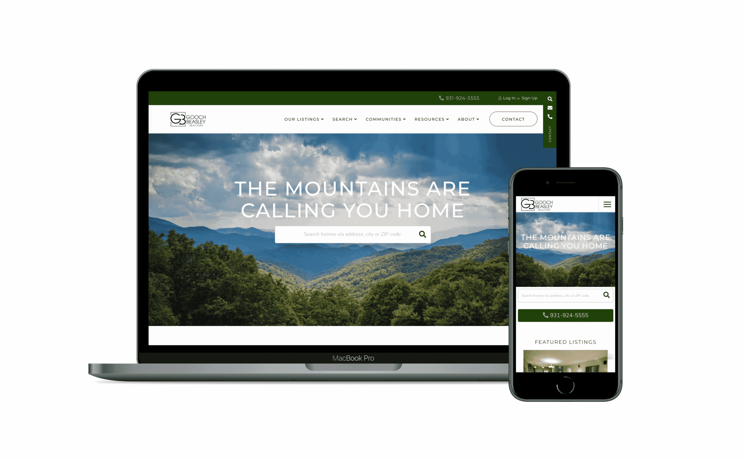 Gooch-Beasley Realtors real estate website