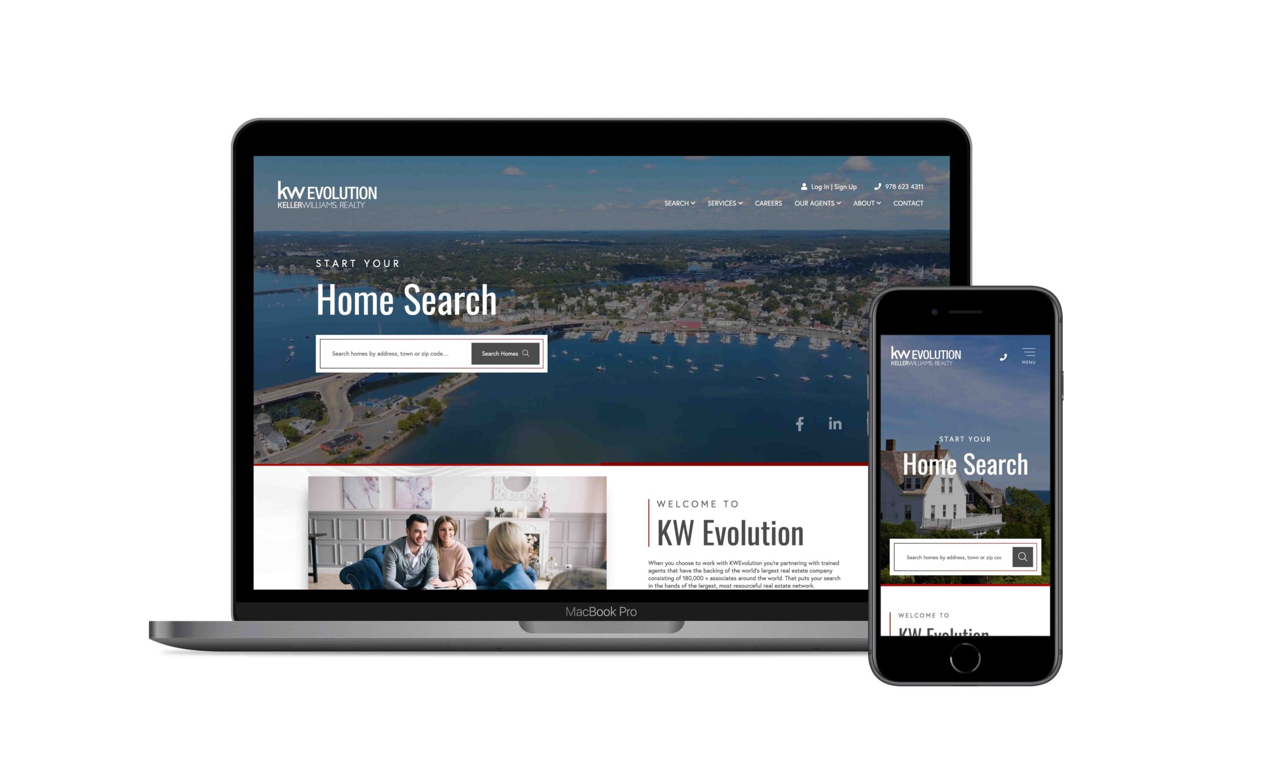 Keller Williams Evolution Realty website