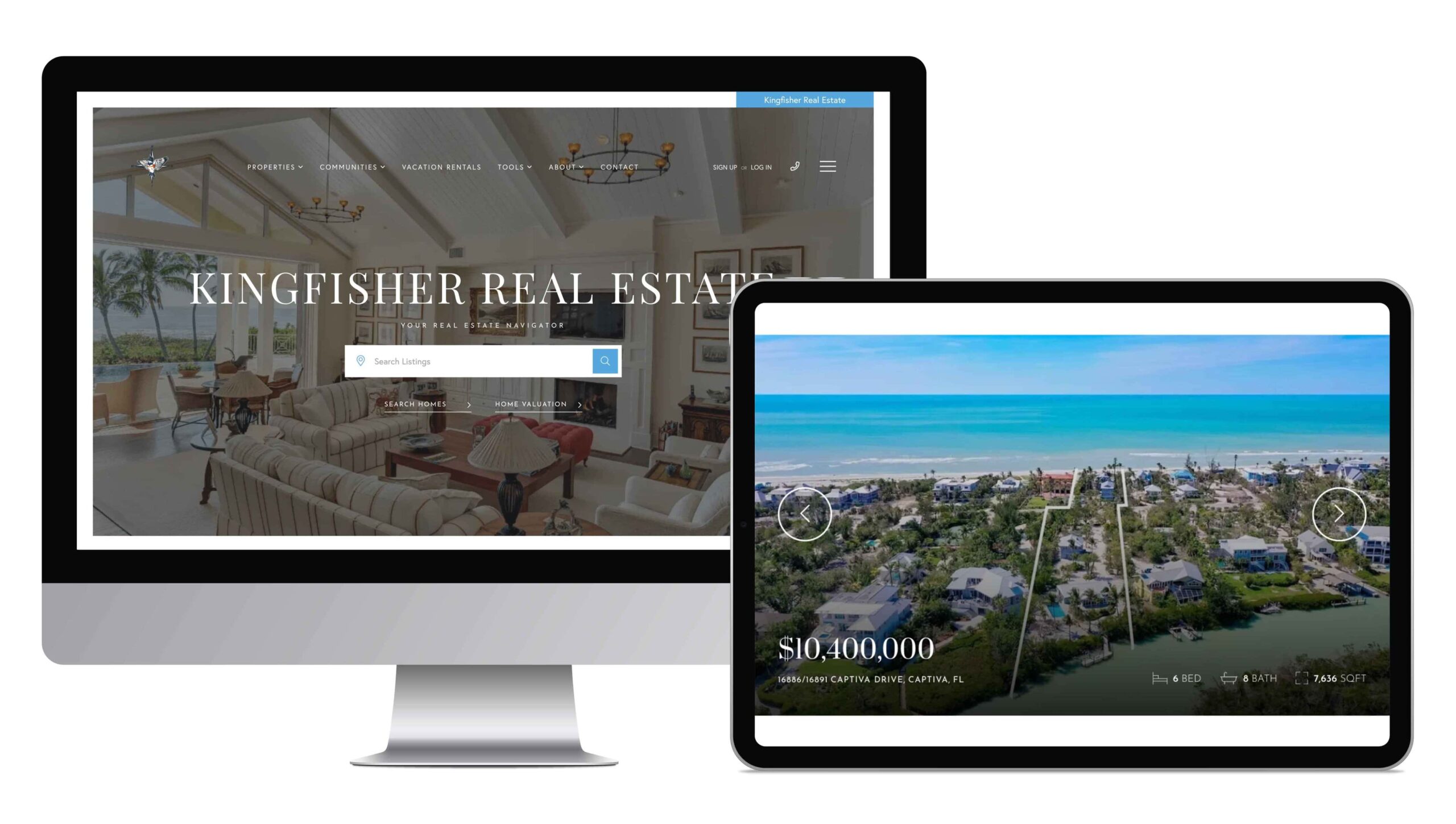kingfisher real estate website