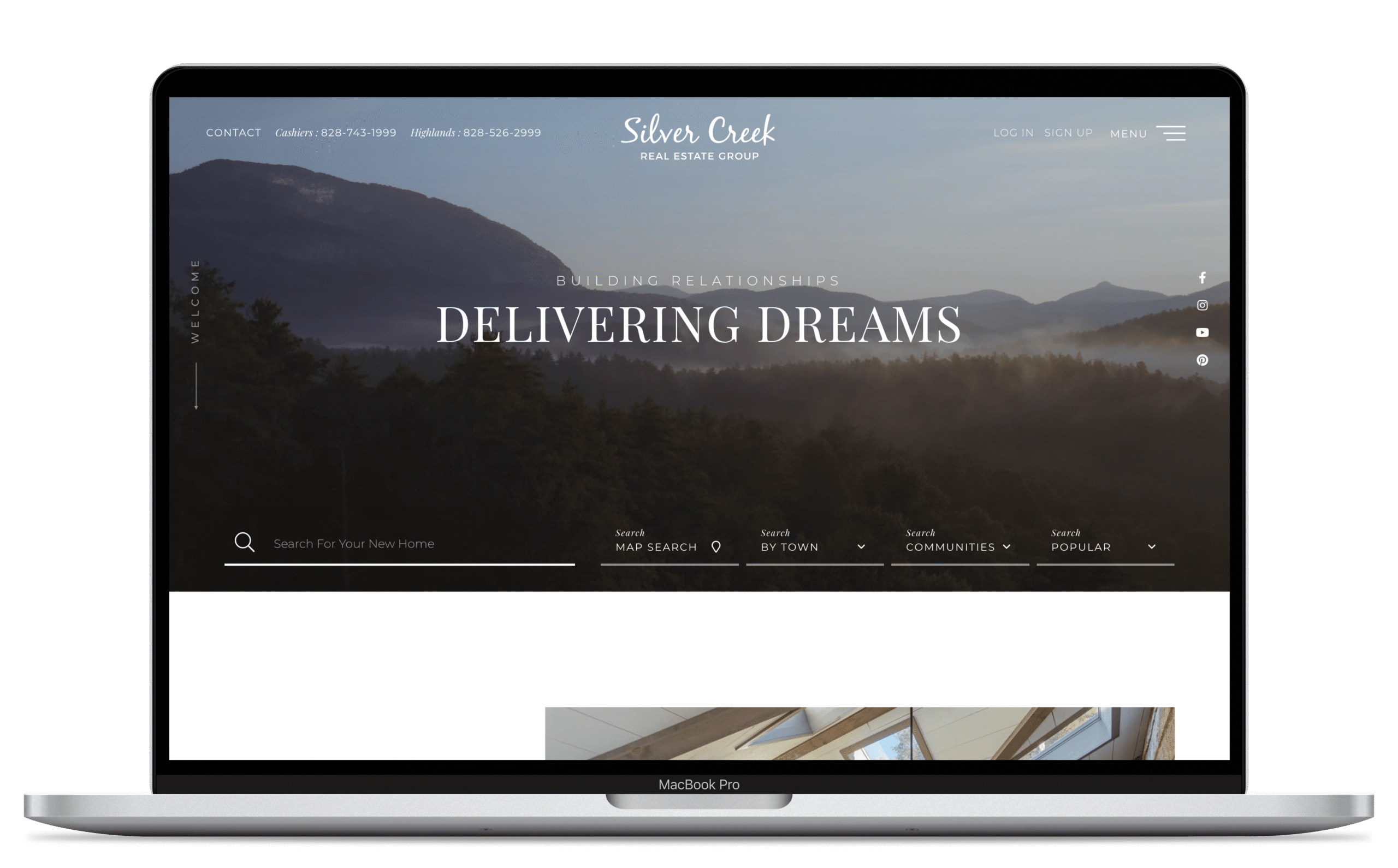 silver creek real estate group wins for best property detail in the 2022 realtrends website rankings awards