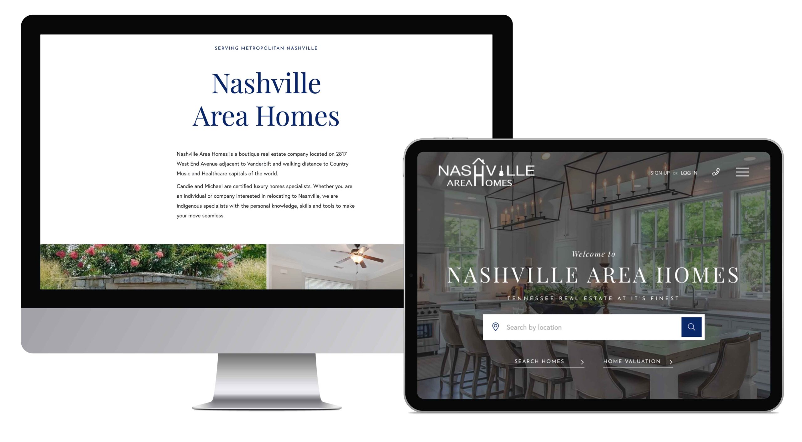 nashville area homes real estate website