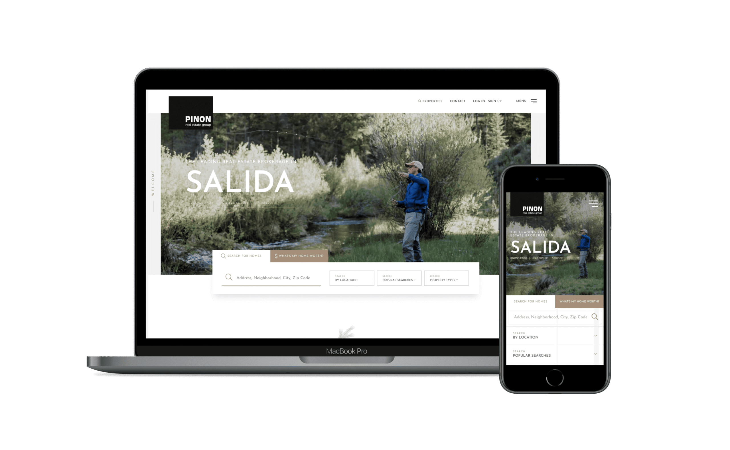 pinon real estate website launch