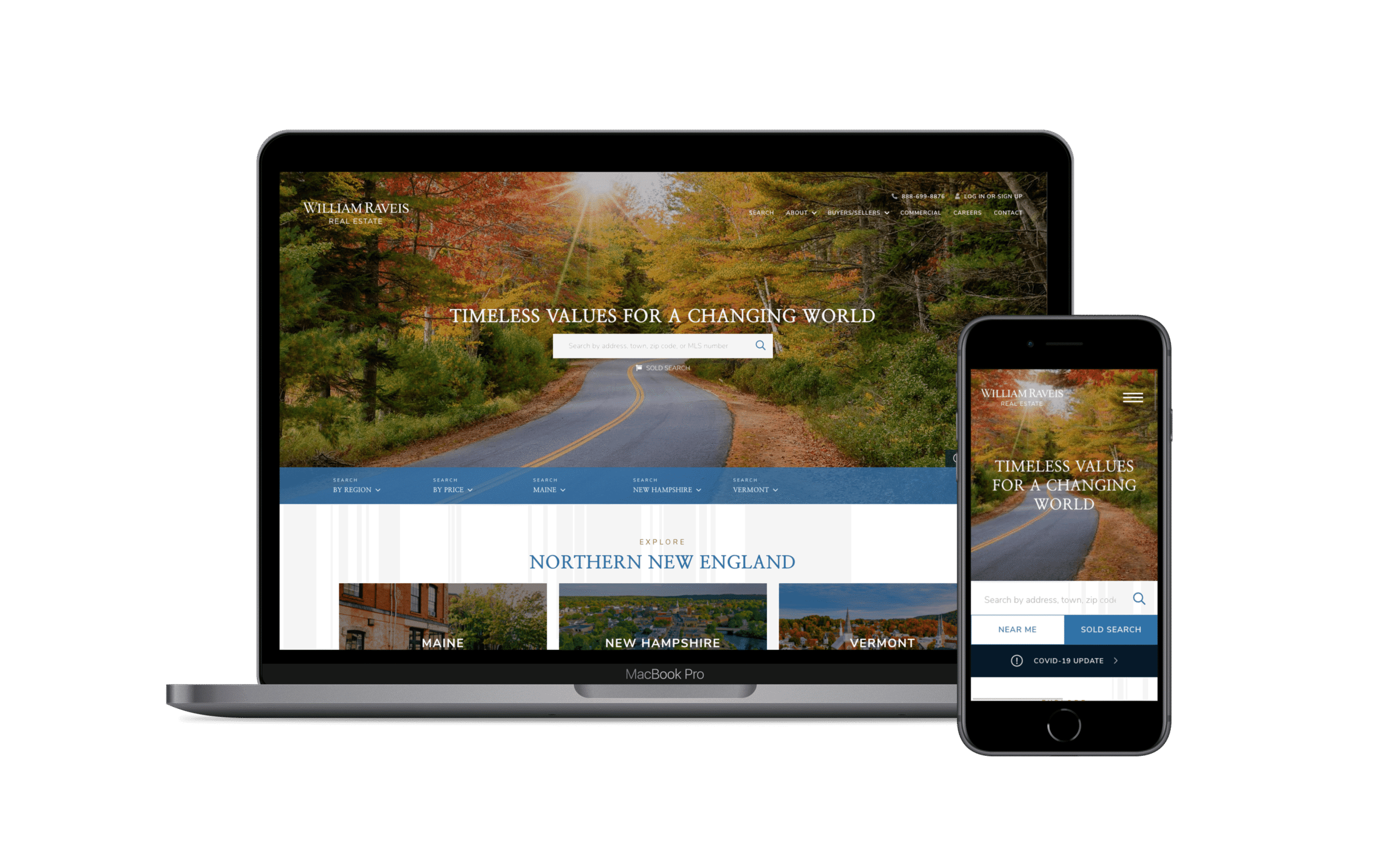 William Raveis Real Estate real estate website launch