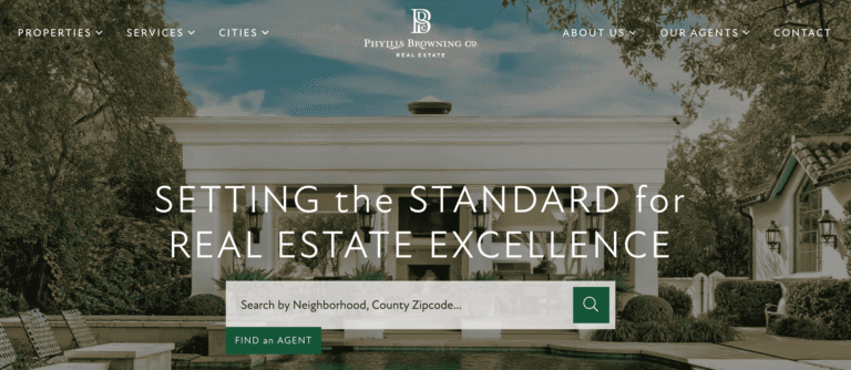 phyllis browning company's real estate website