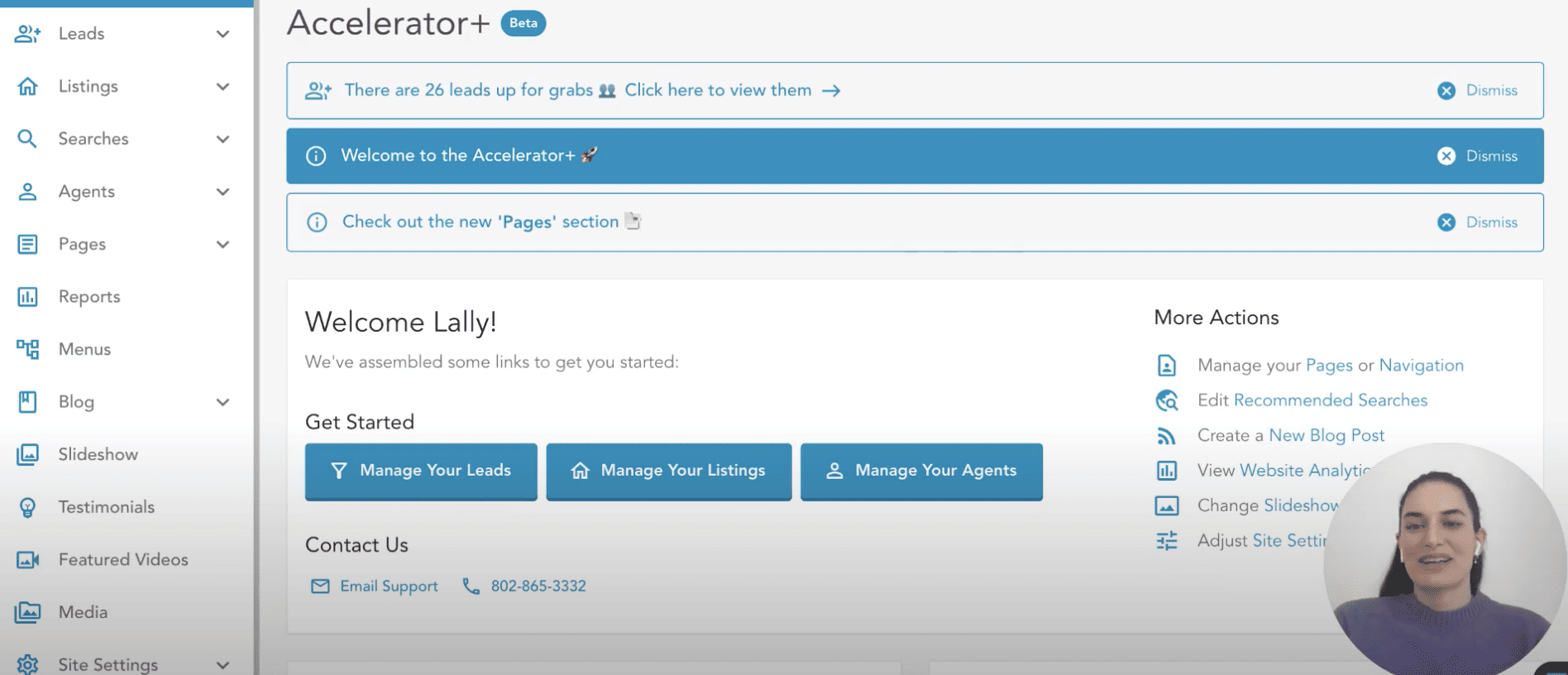 union street media's lead management system