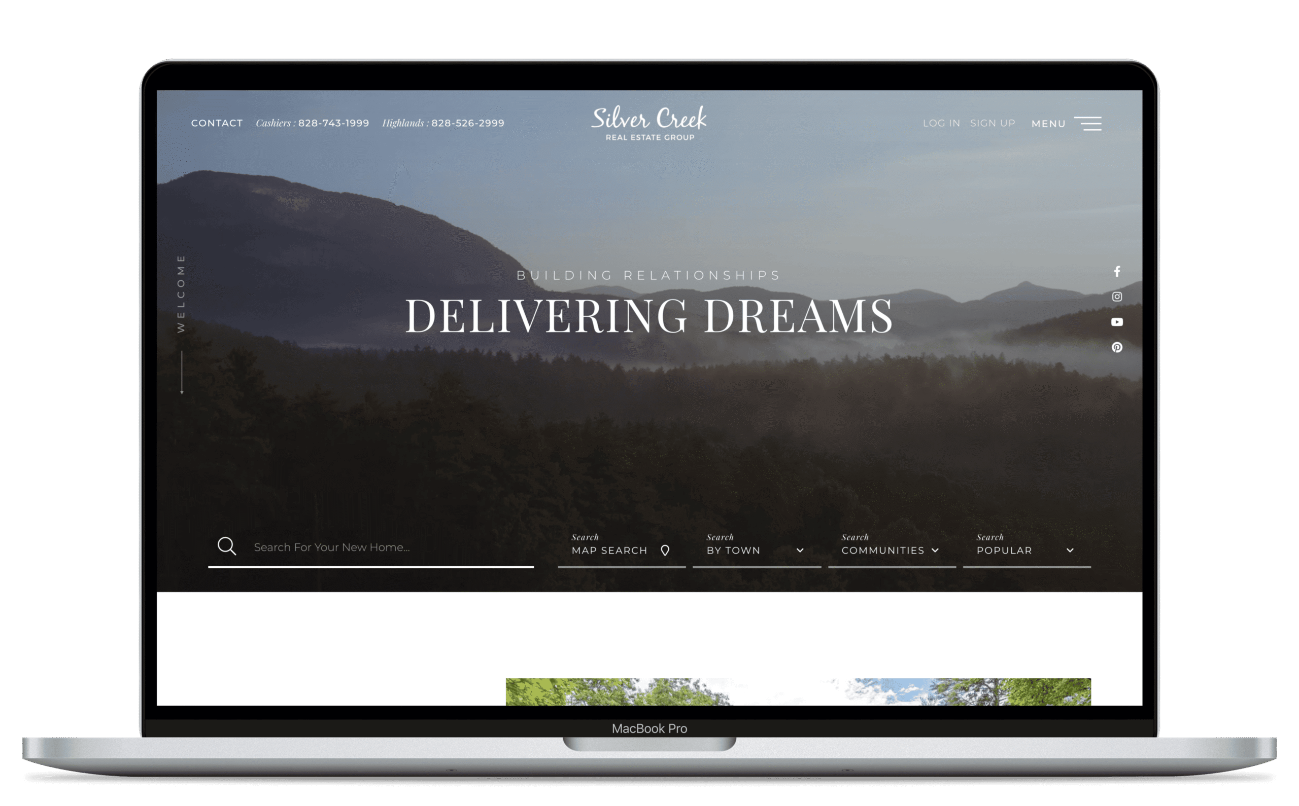 REAL Trends Award Winning Website for Silver Creek Real Estate Group