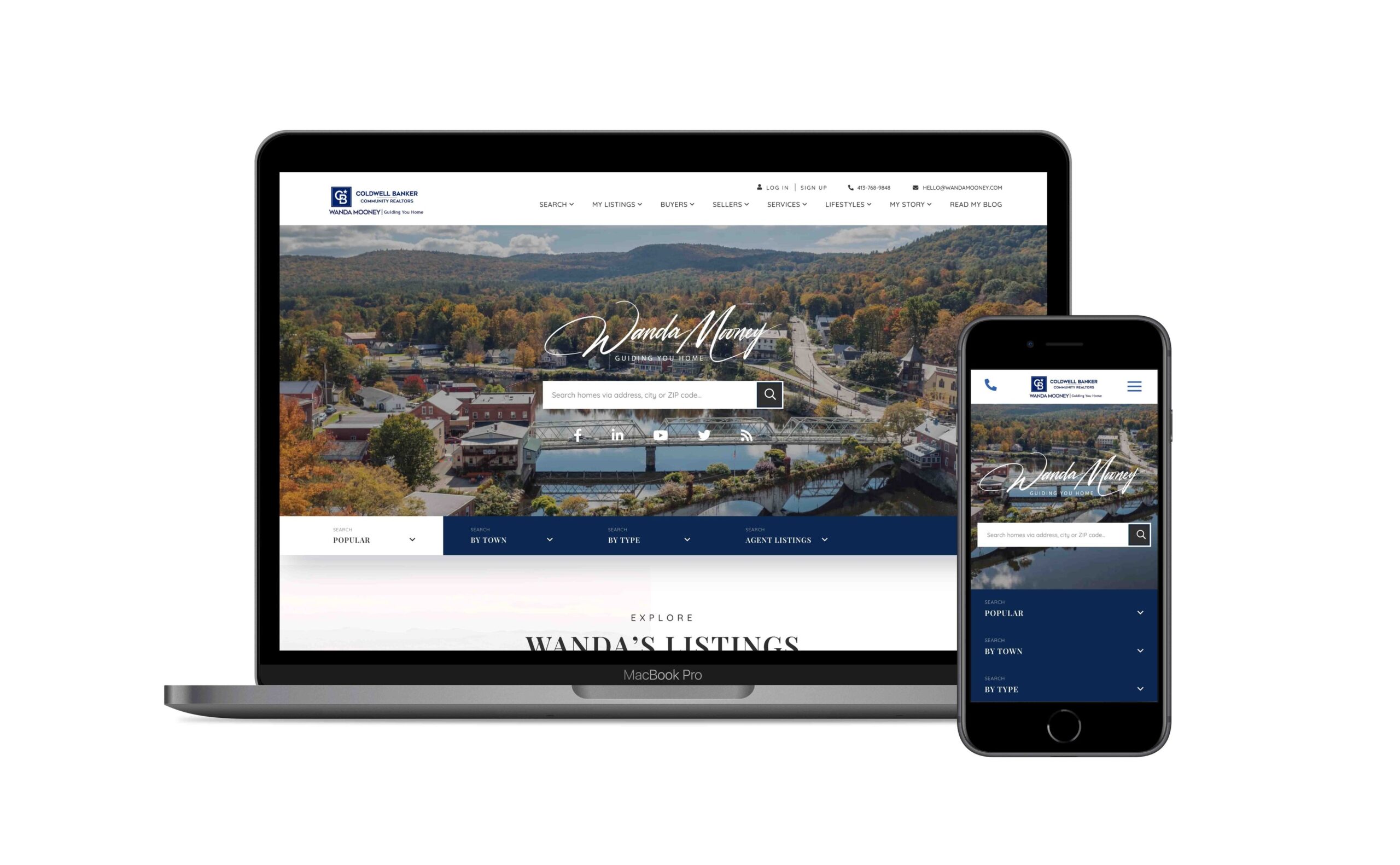 Coldwell Banker Community Realtors | Wanda Mooney real estate website