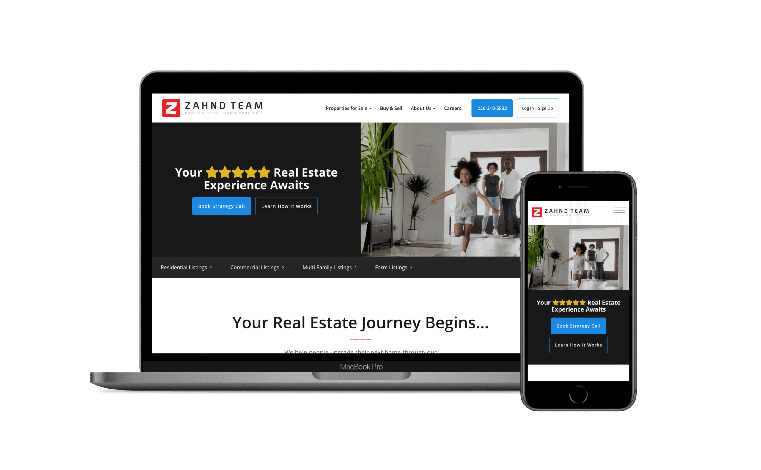 zahnd team real estate website