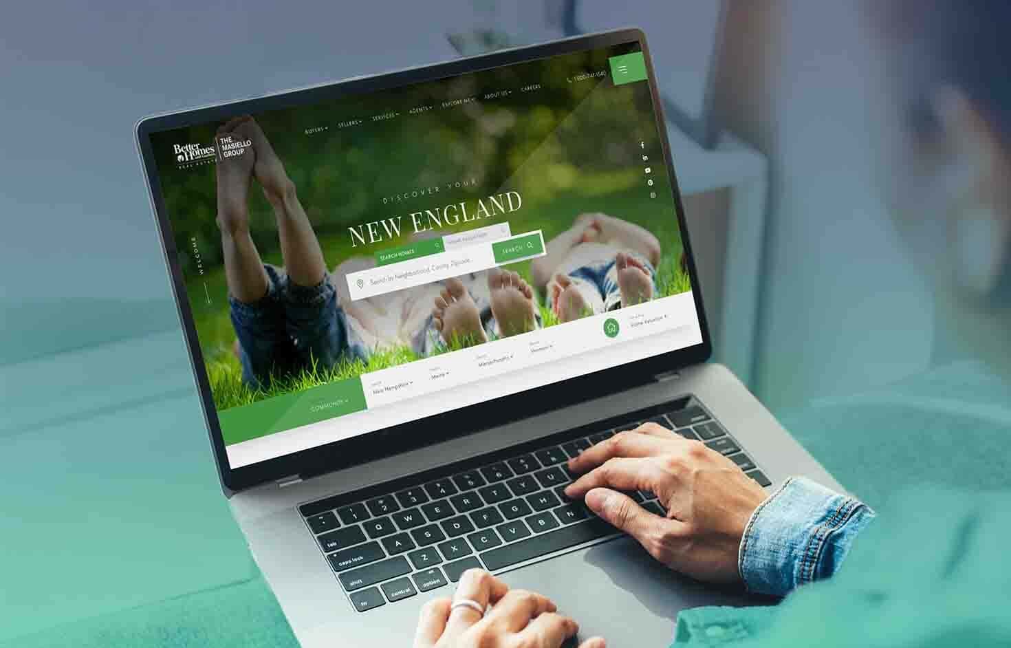 metro brokers real estate website with union street media