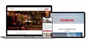 corcoran perry & co real estate website with union street media
