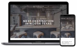 paragon realtors real estate website by union street media