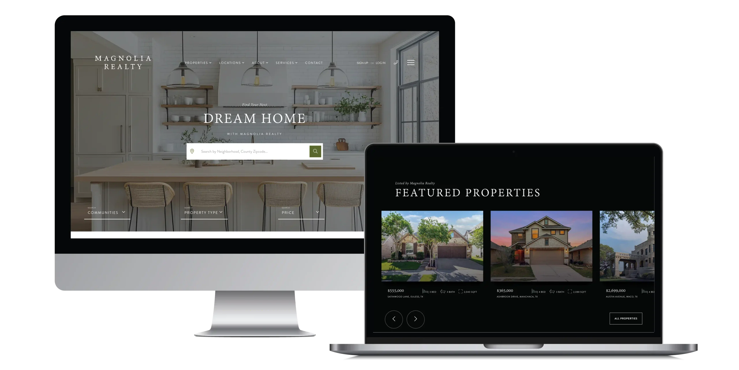 magnolia realty website
