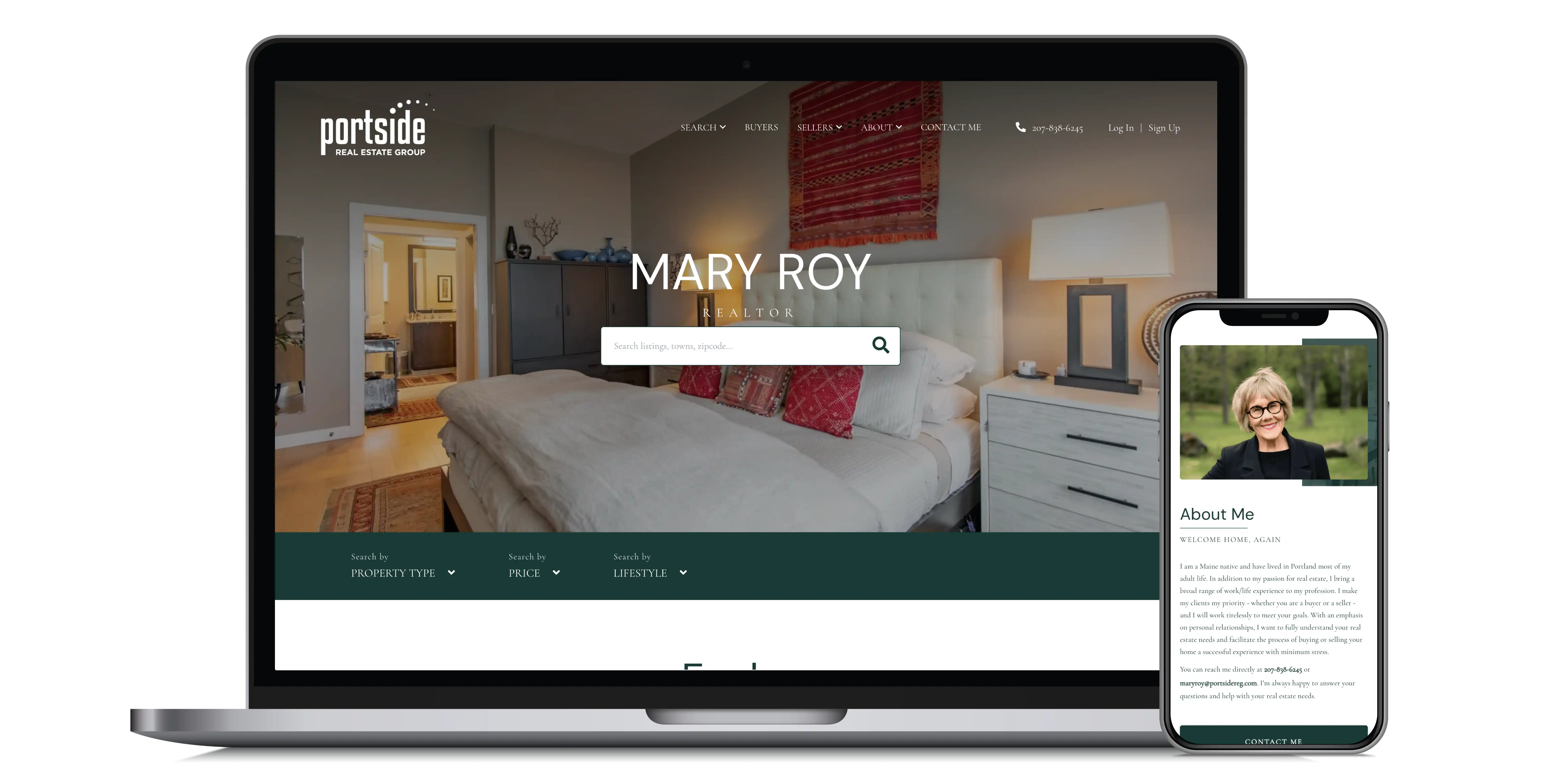 Mary Roy Portside Real Estate Group website